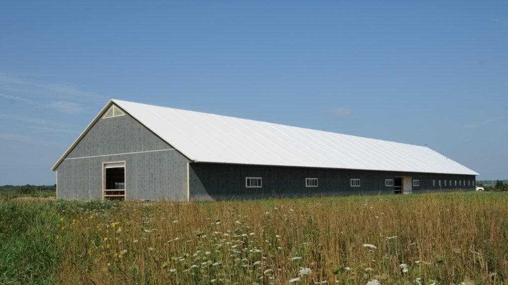 Fabric roof riding arena in Bolton, ON.